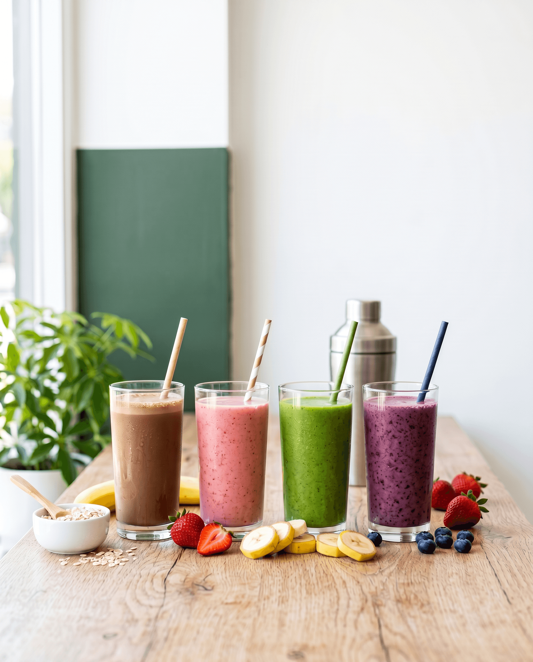 Batidos y licuados de frutas y proteína